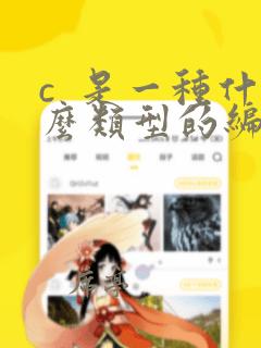 c  是一种什么类型的编程语言