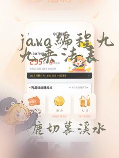 java编程九九乘法表