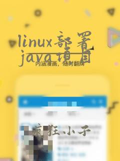 linux部署java项目