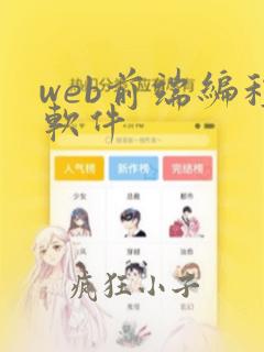 web前端编程软件