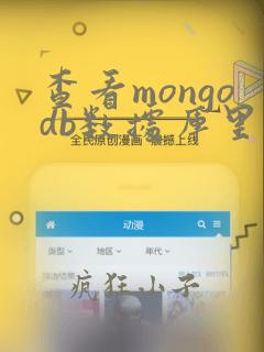 查看mongodb数据库里的数据