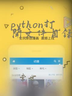 python打开文件目录