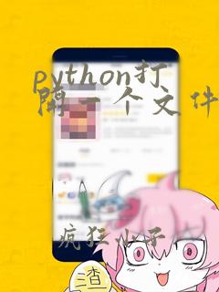 python打开一个文件夹