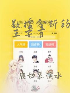 数据分析的类型主要有
