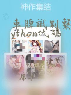 车牌识别系统python代码