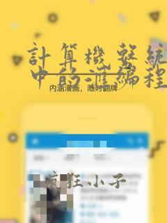 计算机系统软件中的汇编程序