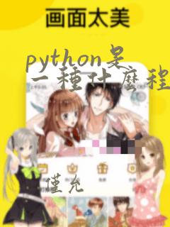python是一种什么程序设计语言