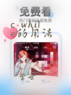 c  while的用法