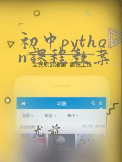 初中python课程教案