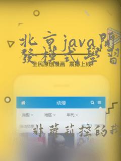 北京java开发模式学习