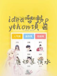 idea启动python项目