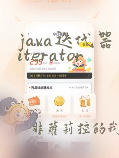 java迭代器iterator