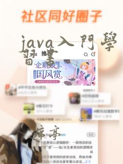 java入门学习书