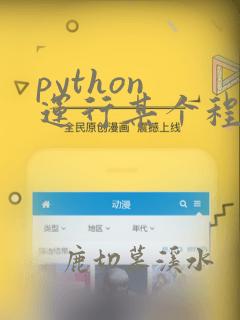 python 运行某个程序