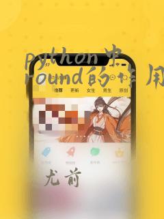 python中round的作用