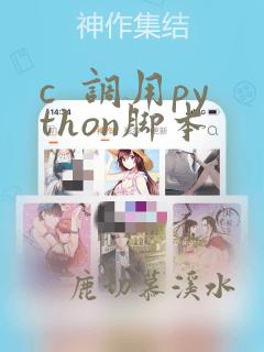 c  调用python脚本