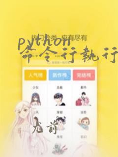 python 命令行执行
