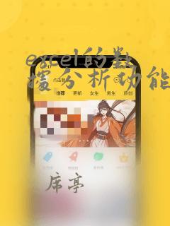 excel的数据分析功能应如何操作