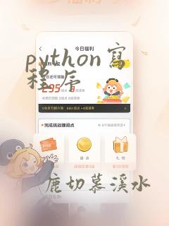 python写程序