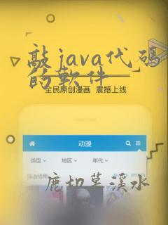 敲java代码的软件