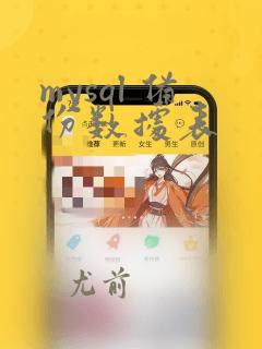mysql 备份数据表