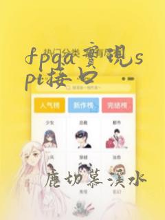fpga实现spi接口