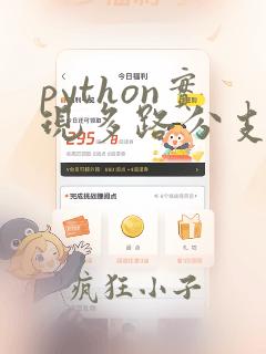 python实现多路分支的最佳控制结构