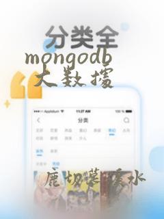 mongodb 大数据