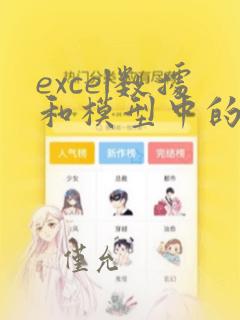excel数据和模型中的计算