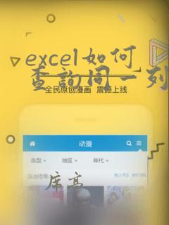 excel如何查询同一列中重复的数据