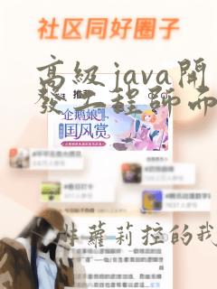 高级java开发工程师面试题