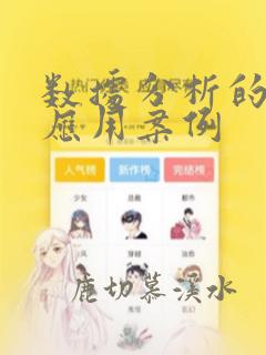 数据分析的实际应用案例