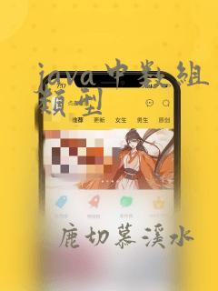java中数组类型