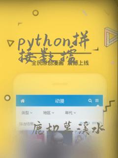 python拼接数据