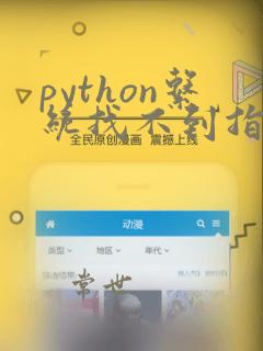 python系统找不到指定的路径怎么办
