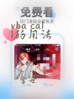 vba call的用法