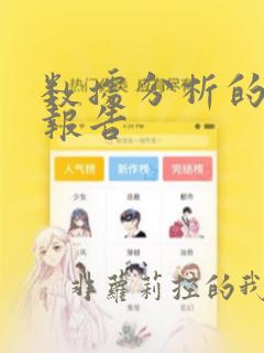数据分析的实习报告