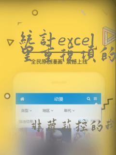 统计excel里重复项的次数