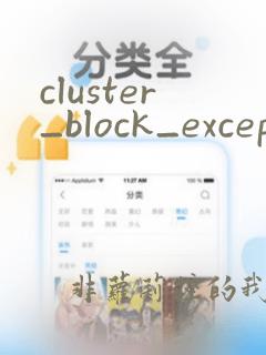 cluster_block_exception