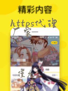 https代理厂家