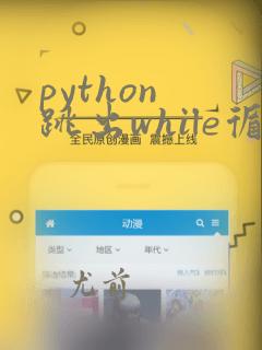 python 跳出while循环