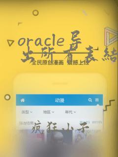 oracle导出所有表结构sql