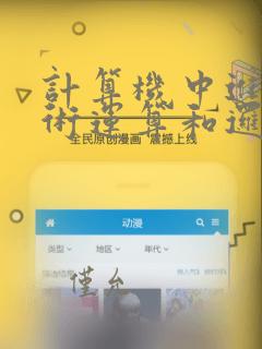 计算机中进行算术运算和逻辑运算的主要部件