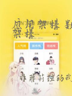应用架构 数据架构