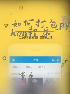 如何打包python程序