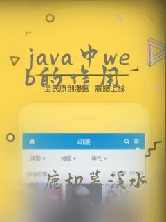 java中web的作用