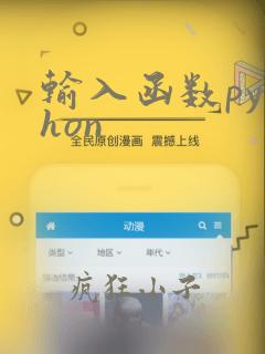 输入函数python