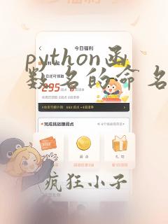 python函数名的命名规则