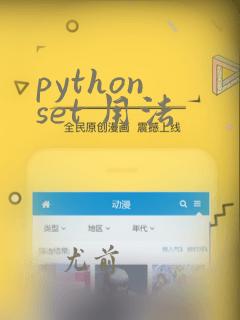 python set 用法