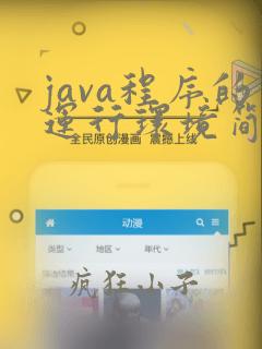 java程序的运行环境简称为